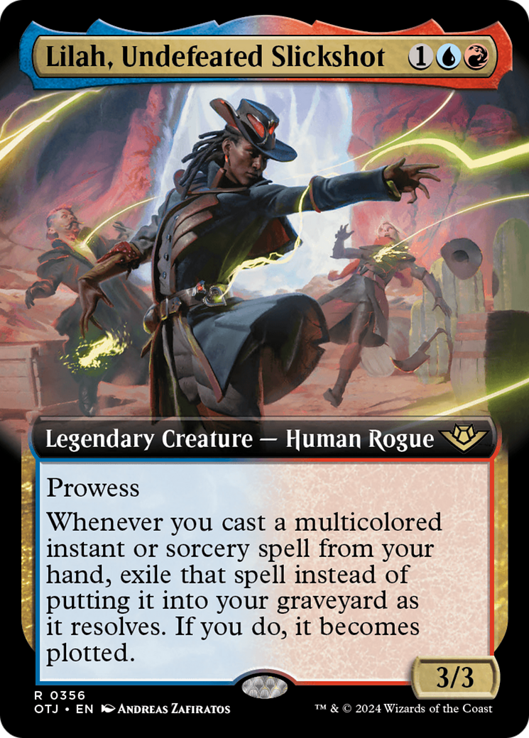 Lilah, Undefeated Slickshot (Extended Art) (356) [Outlaws of Thunder Junction] foil - Deck Out Gaming