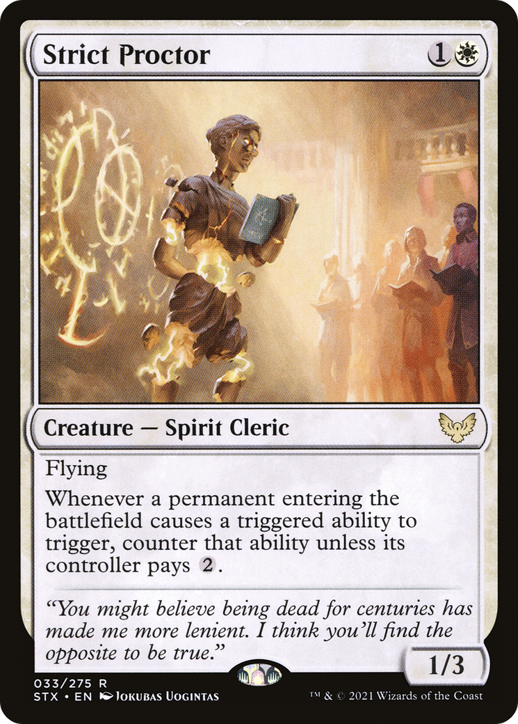 Strict Proctor (33) [Strixhaven: School of Mages] - Deck Out Gaming