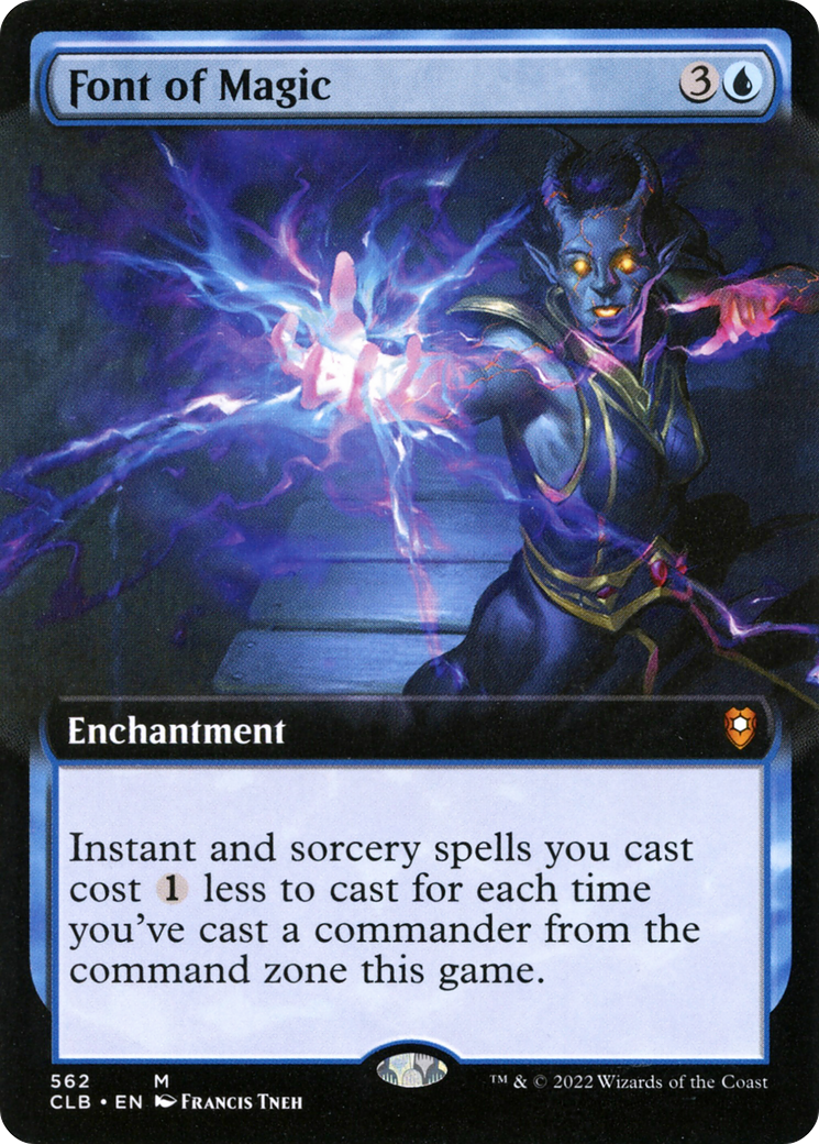 Font of Magic (Extended Art) (562) [Commander Legends: Battle for Baldur's Gate] foil - Deck Out Gaming