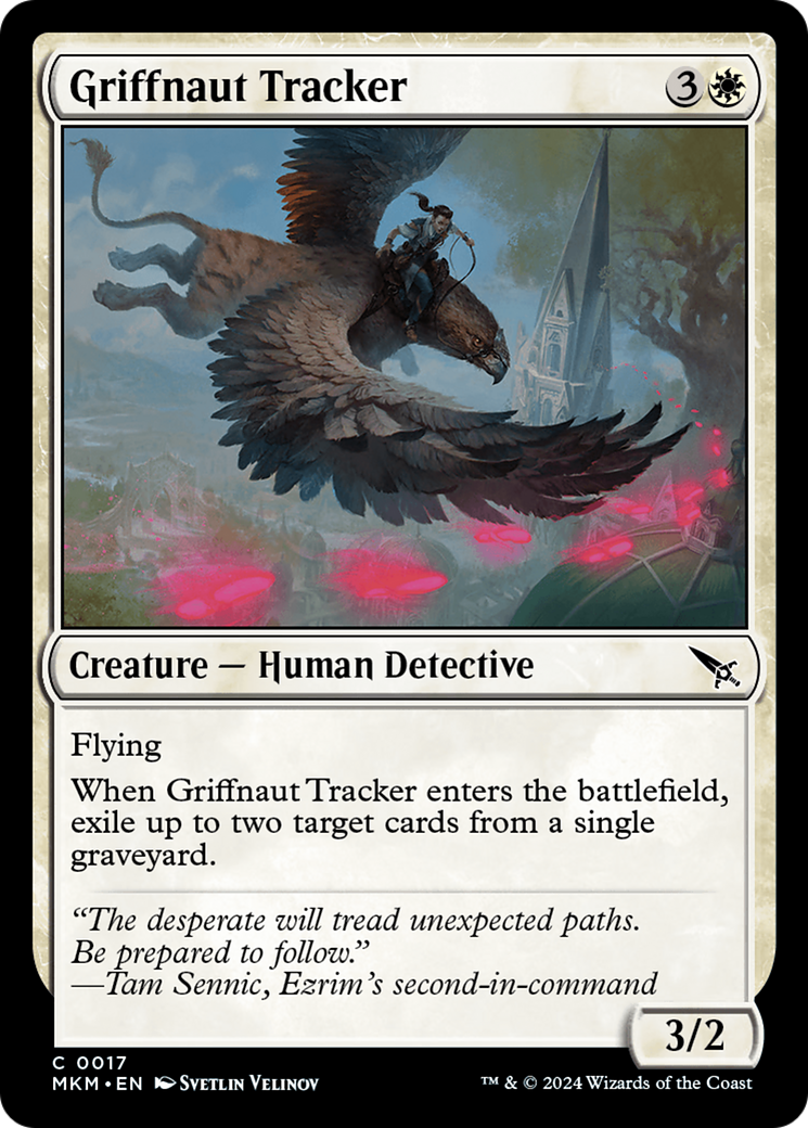 Griffnaut Tracker (17) [Murders at Karlov Manor] - Deck Out Gaming
