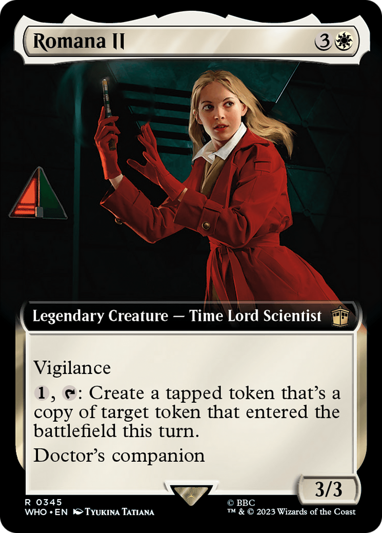 Romana II (Extended Art) (345) [Doctor Who] foil - Deck Out Gaming