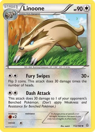 Linoone (112) [XY - Primal Clash] Reverse Holofoil - Deck Out Gaming