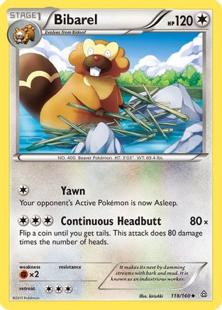 Bibarel (118) [XY - Primal Clash] Reverse Holofoil - Deck Out Gaming