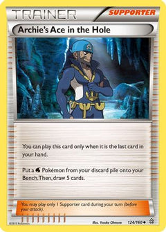 Archie's Ace in the Hole (124) [XY - Primal Clash] - Deck Out Gaming