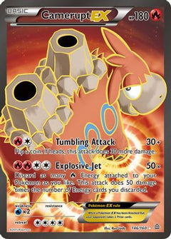 Camerupt EX (146 Full Art) (146) [XY - Primal Clash] Holofoil - Deck Out Gaming