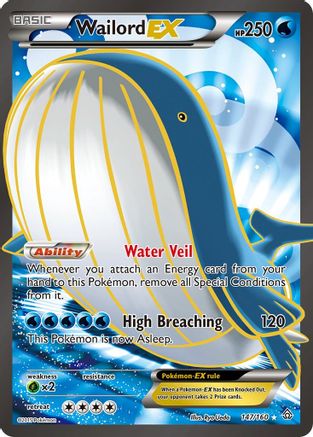Wailord EX (147 Full Art) (147) [XY - Primal Clash] Holofoil - Deck Out Gaming