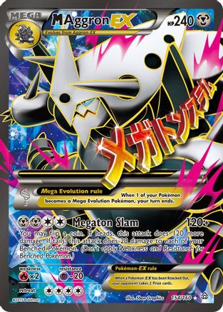 M Aggron EX (154 Full Art) (154) [XY - Primal Clash] Holofoil - Deck Out Gaming