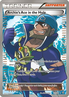 Archie's Ace in the Hole (157 Full Art) (157) [XY - Primal Clash] Holofoil - Deck Out Gaming