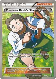 Professor Birch's Observations (159 Full Art) (159) [XY - Primal Clash] Holofoil - Deck Out Gaming