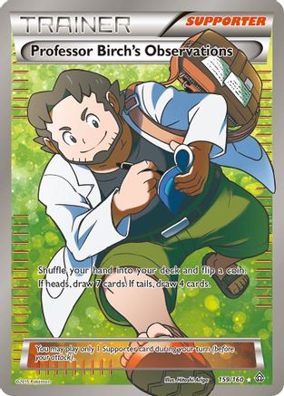 Professor Birch's Observations (159 Full Art) (159) [XY - Primal Clash] Holofoil - Deck Out Gaming