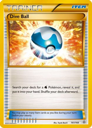 Dive Ball (161 Secret Rare) (161) [XY - Primal Clash] Holofoil - Deck Out Gaming