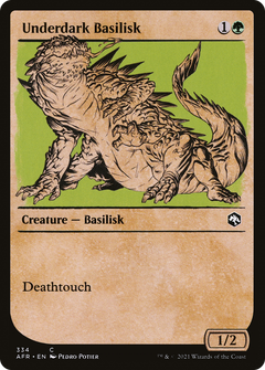 Underdark Basilisk (334) [Adventures in the Forgotten Realms] foil - Deck Out Gaming