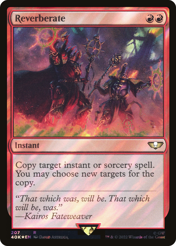 Reverberate (Surge Foil) (207) [Warhammer 40,000 Commander] foil - Deck Out Gaming