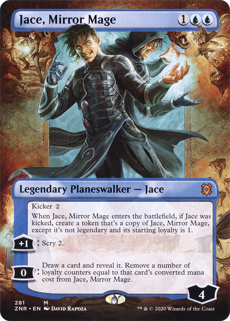 Jace, Mirror Mage (Borderless) (281) [Zendikar Rising] - Deck Out Gaming