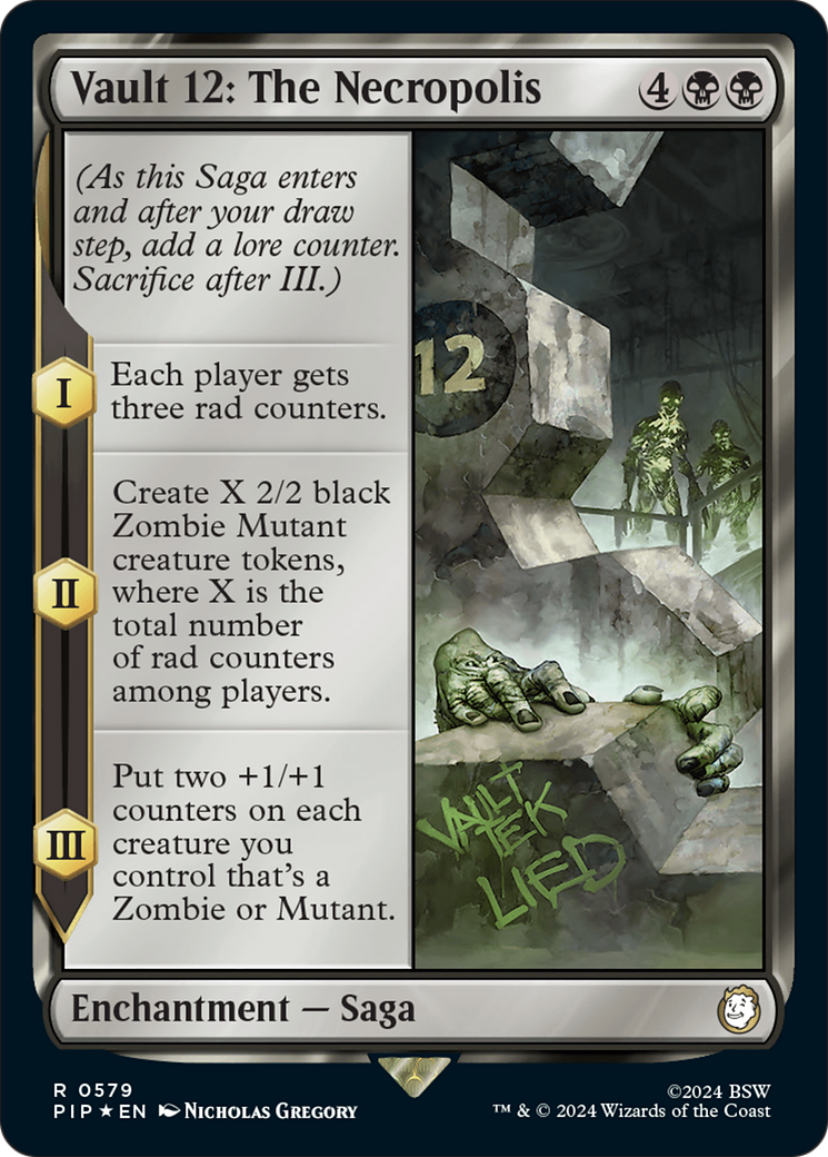 Vault 12: The Necropolis (Surge Foil) (579) [Fallout] foil - Deck Out Gaming