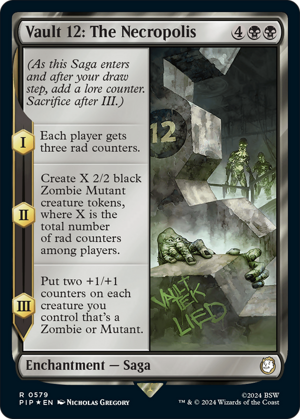 Vault 12: The Necropolis (Surge Foil) (579) [Fallout] foil - Deck Out Gaming