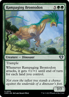Rampaging Brontodon (315) [Commander Masters] - Deck Out Gaming