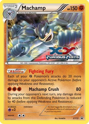 Machamp - XY13 (Prerelease) (XY13) [XY Promos] Holofoil - Deck Out Gaming