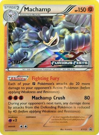 Machamp - XY13 (Prerelease) [Staff] (XY13) [XY Promos] Holofoil - Deck Out Gaming