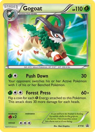 Gogoat - XY16 (XY16) [XY Promos] Holofoil - Deck Out Gaming