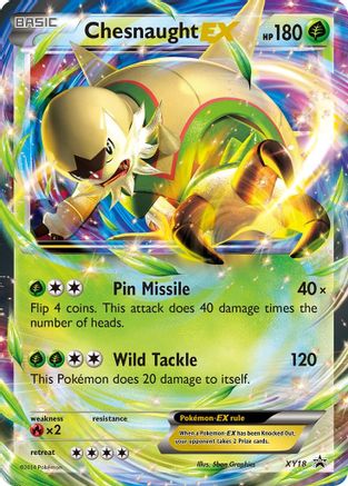 Chesnaught EX - XY18 (XY18) [XY Promos] Holofoil - Deck Out Gaming