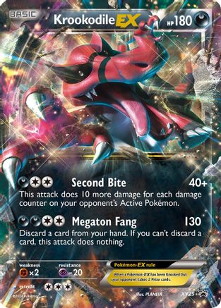 Krookodile EX - XY25 (XY25) [XY Promos] Holofoil - Deck Out Gaming