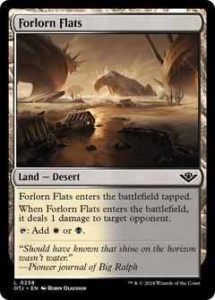 Forlorn Flats (258) [Outlaws of Thunder Junction] foil - Deck Out Gaming