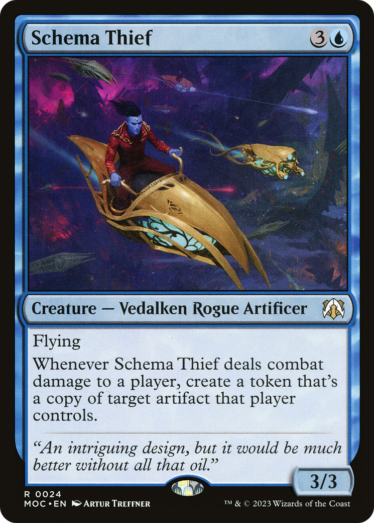 Schema Thief (24) [March of the Machine Commander] - Deck Out Gaming