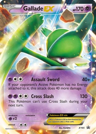Gallade EX - XY45 (XY45) [XY Promos] Holofoil - Deck Out Gaming