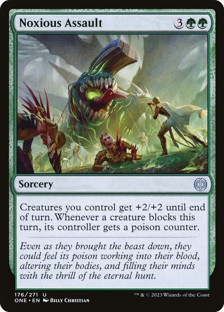 Noxious Assault (176) [Phyrexia: All Will Be One] foil - Deck Out Gaming