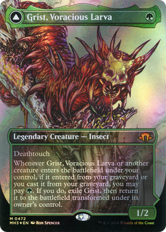 Grist, Voracious Larva // Grist, the Plague Swarm (472) [Modern Horizons 3] foil - Deck Out Gaming