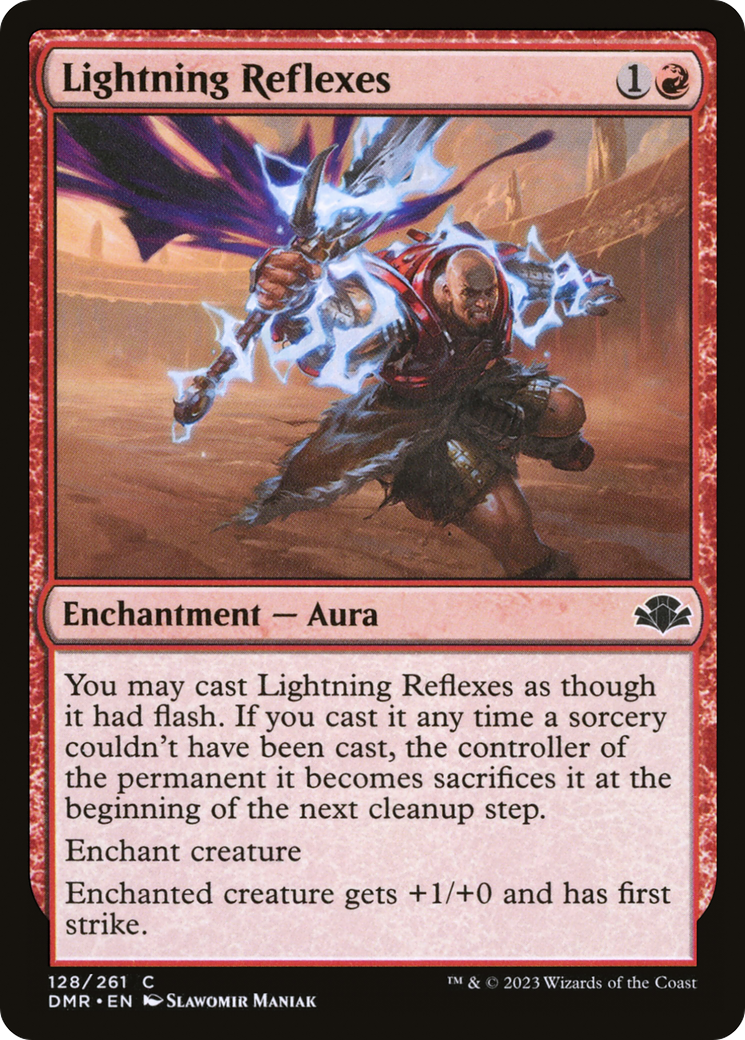 Lightning Reflexes (128) [Dominaria Remastered] - Deck Out Gaming