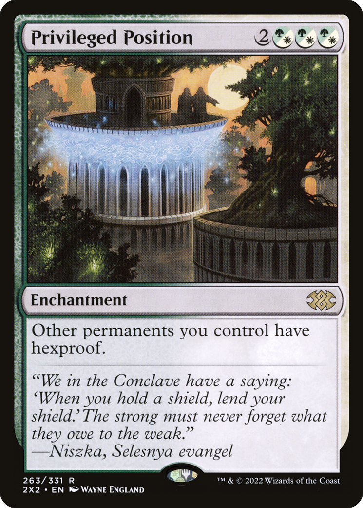 Privileged Position (263) [Double Masters 2022] - Deck Out Gaming