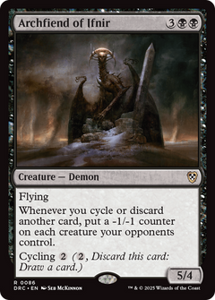 Archfiend of Ifnir (86) [Commander: Aetherdrift] - Deck Out Gaming