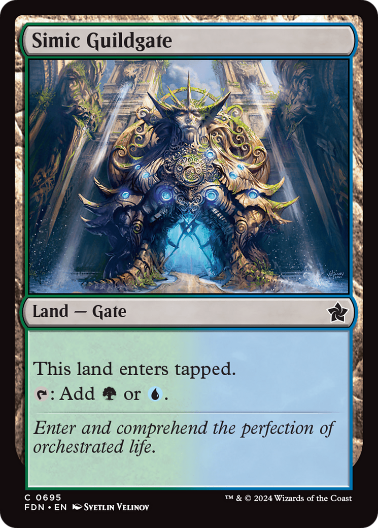 Simic Guildgate (695) [Foundations] - Deck Out Gaming