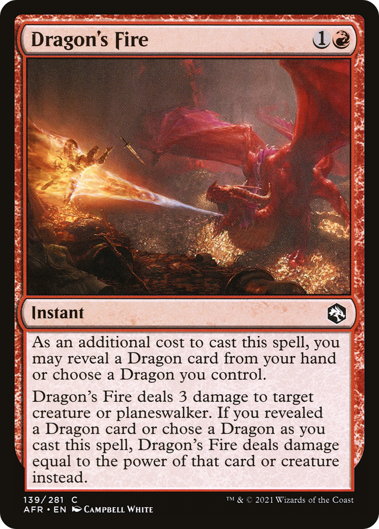 Dragon's Fire (139) [Adventures in the Forgotten Realms] - Deck Out Gaming