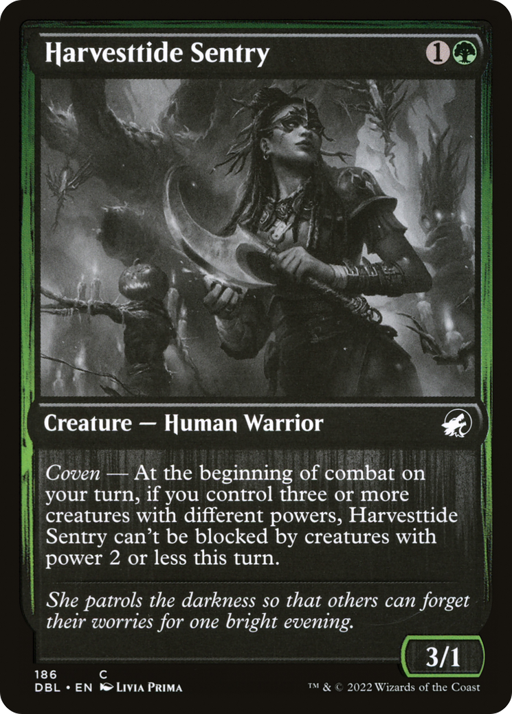 Harvesttide Sentry (186) [Innistrad: Double Feature] foil - Deck Out Gaming