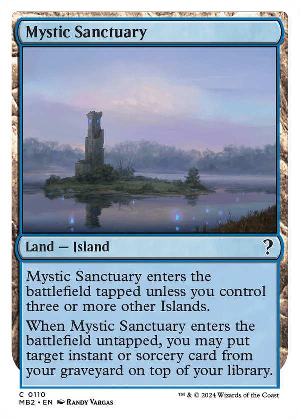 Mystic Sanctuary (White Border) (110) [Mystery Booster 2] - Deck Out Gaming