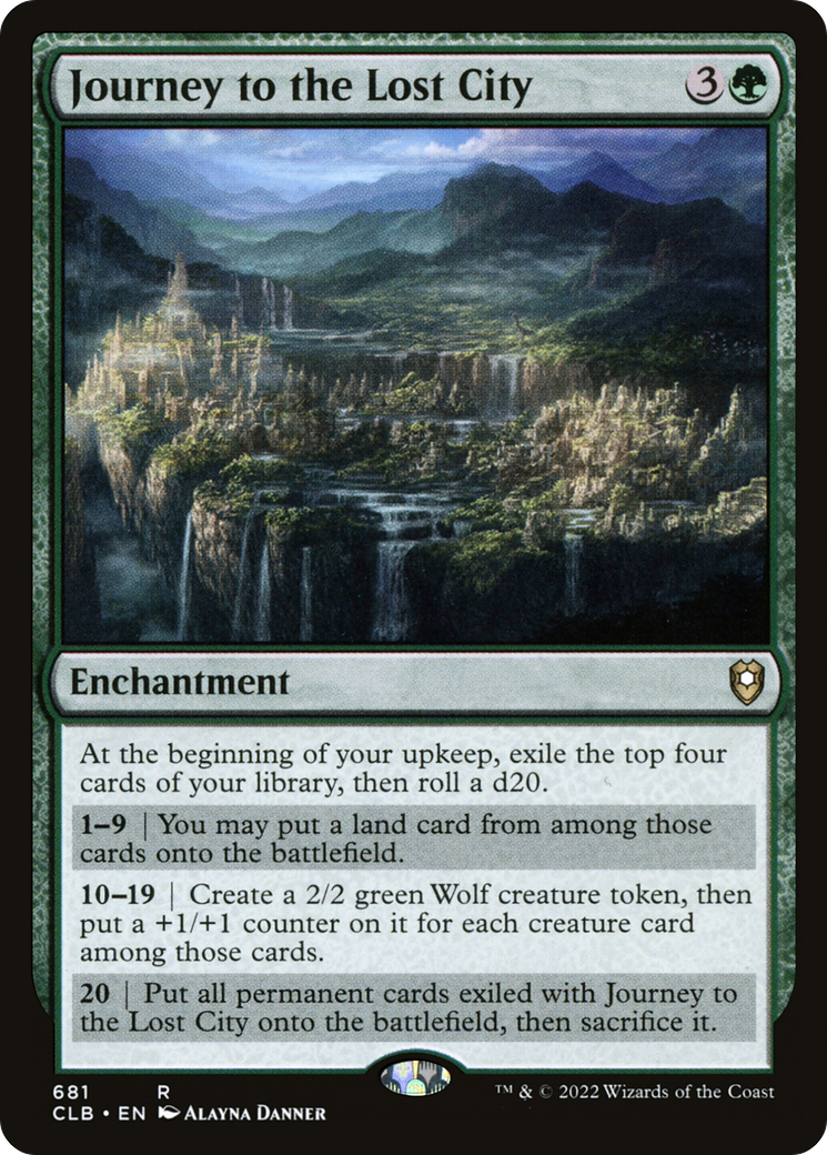 Journey to the Lost City (681) [Commander Legends: Battle for Baldur's Gate] - Deck Out Gaming