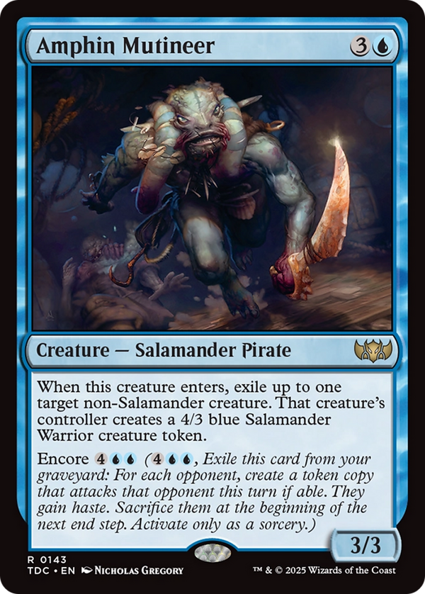 Amphin Mutineer (143) [Commander: Tarkir: Dragonstorm] - Deck Out Gaming