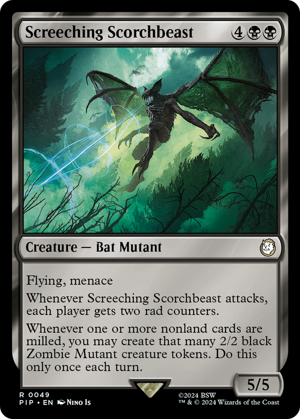 Screeching Scorchbeast (49) [Fallout] - Deck Out Gaming