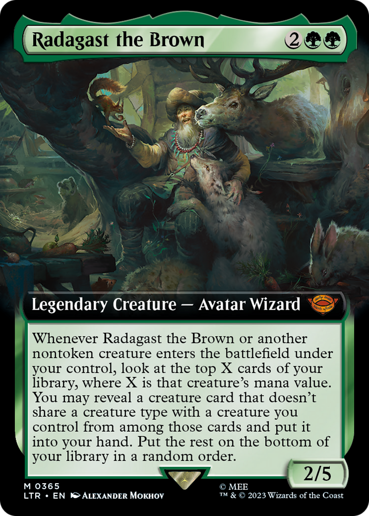 Radagast the Brown (Extended Art) (365) [The Lord of the Rings: Tales of Middle-earth] - Deck Out Gaming