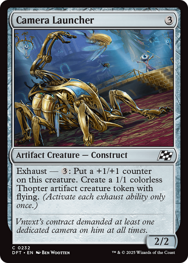 Camera Launcher (232) [Aetherdrift] foil - Deck Out Gaming