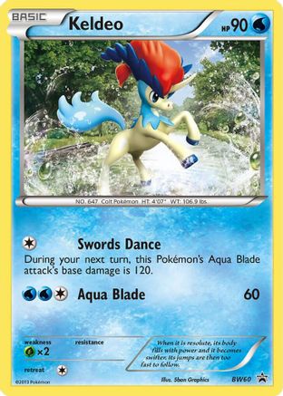 Keldeo - BW60 (BW60) [Black and White Promos] - Deck Out Gaming
