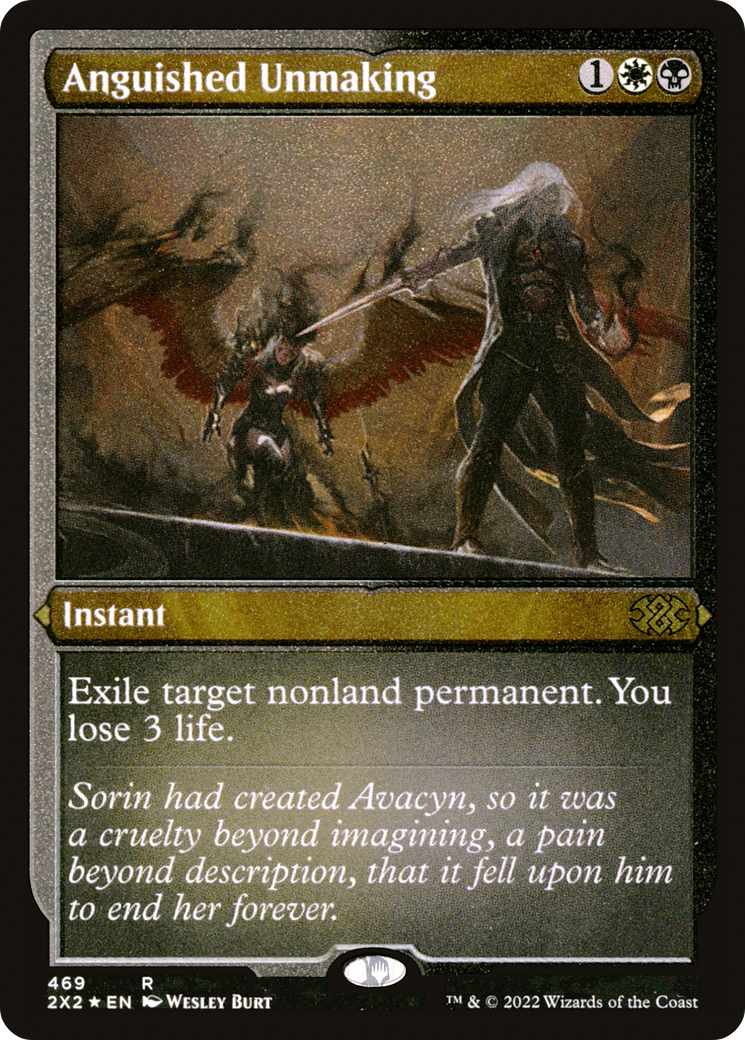 Anguished Unmaking (Foil Etched) (469) [Double Masters 2022] foil - Deck Out Gaming