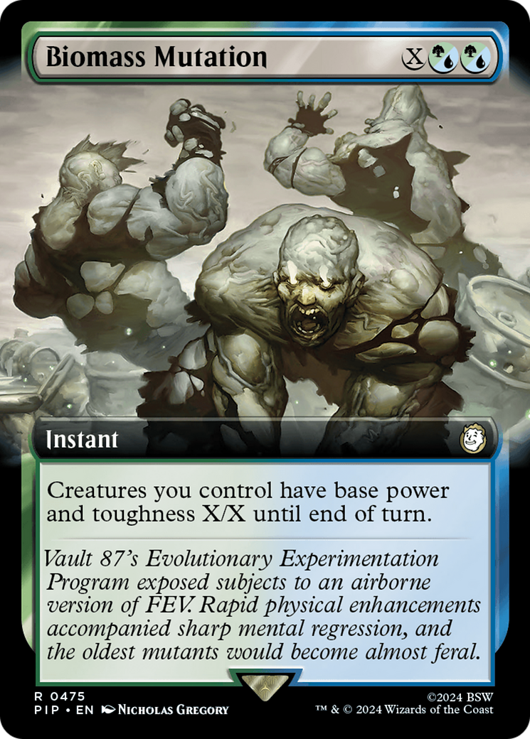 Biomass Mutation (Extended Art) (475) [Fallout] - Deck Out Gaming