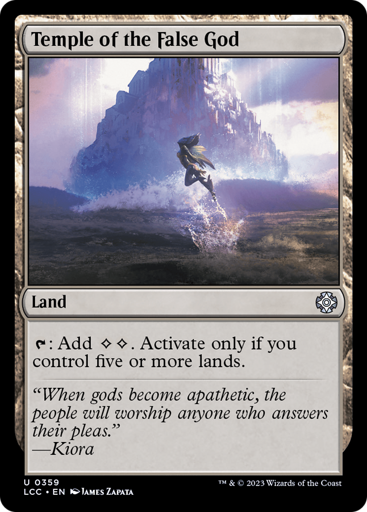 Temple of the False God (359) [The Lost Caverns of Ixalan Commander] - Deck Out Gaming