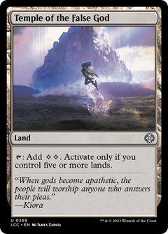 Temple of the False God (359) [The Lost Caverns of Ixalan Commander] - Deck Out Gaming