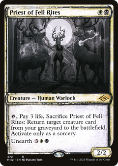Priest of Fell Rites (Showcase) (372) [Modern Horizons 2] foil - Deck Out Gaming