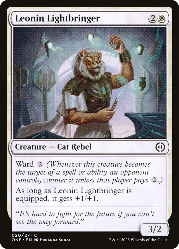 Leonin Lightbringer (20) [Phyrexia: All Will Be One]-1